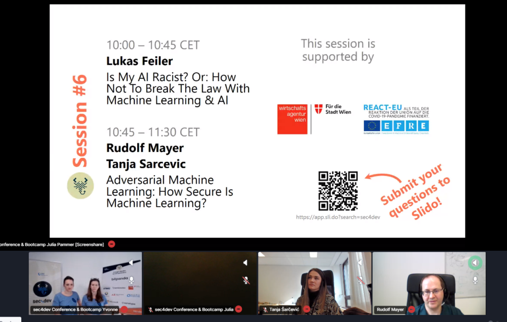 sec4dev 2021 talk Adversarial Machine Learning