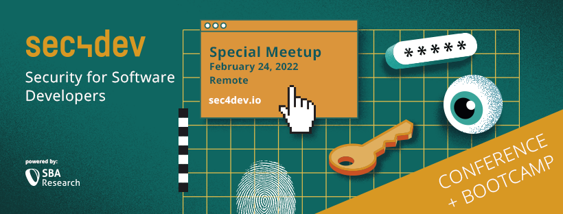 sec4dev Special MeetUp Flyer