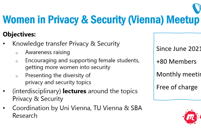 CSP Austria Gratis Inhalte SBA Research IKT Sicherheitskonferenz, Women in Privacy Meetup