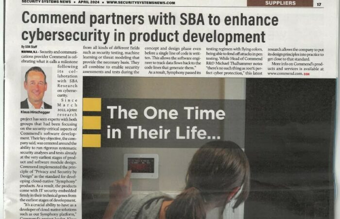 Coverage from International Media: Collaborative Success of MARC with Commend Grabs Attention from Security Systems News