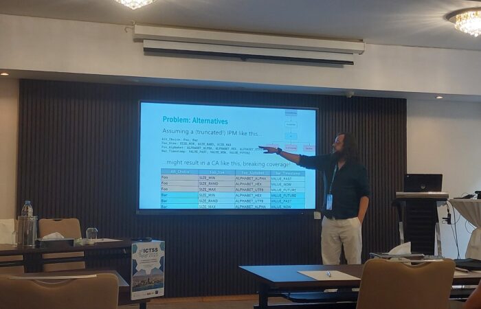 Manuel Leithner at ICTSS 2025