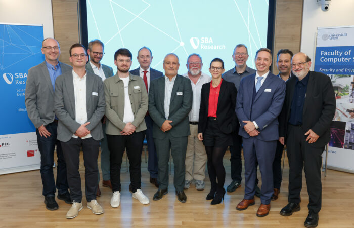 group photo speaker and panelists at impact