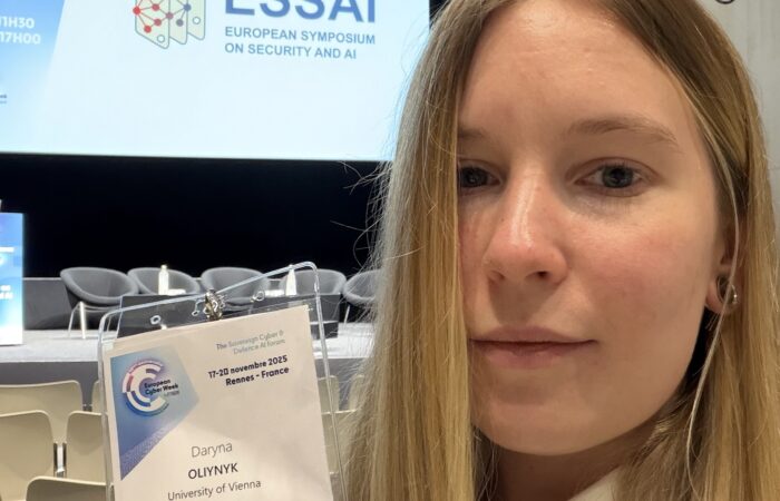 Selfportrait of Daryna at the event