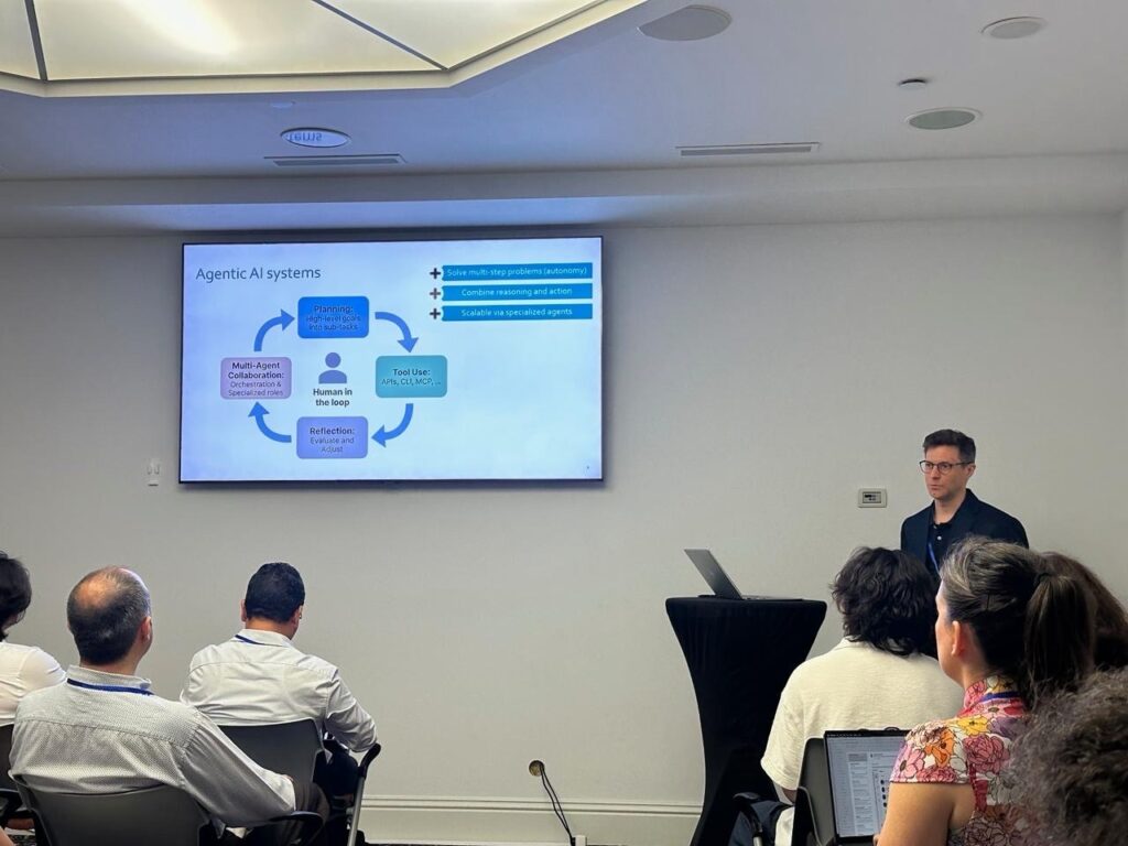 Andreas Ekelhart presenting his paper
