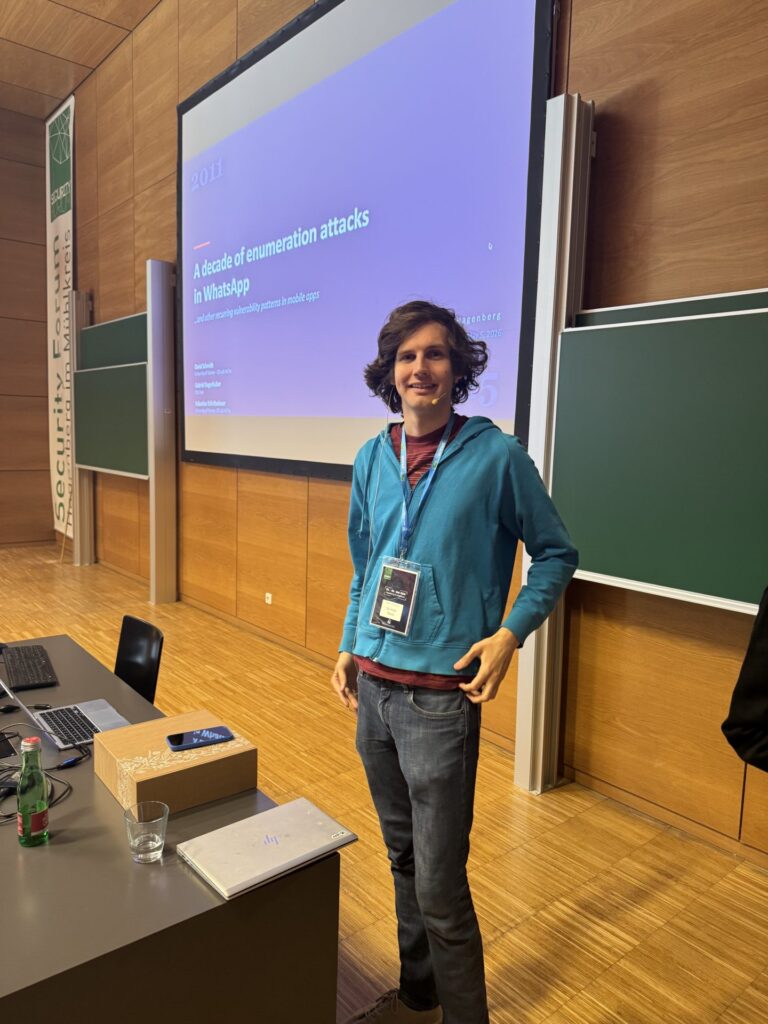 David Schmidt on stage 