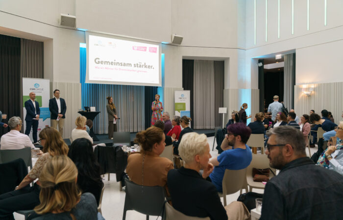 event photo - view to stage and presentation